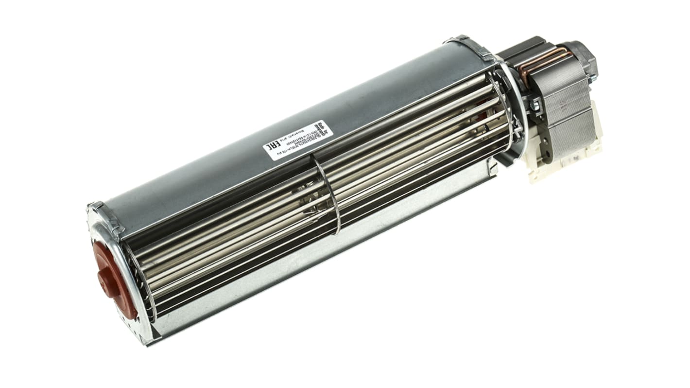 ebm-papst QLZ Series Tangential Centrifugal Fan, 230 V ac, 170m³/h, AC Operation, 96 x 324 x 83mm