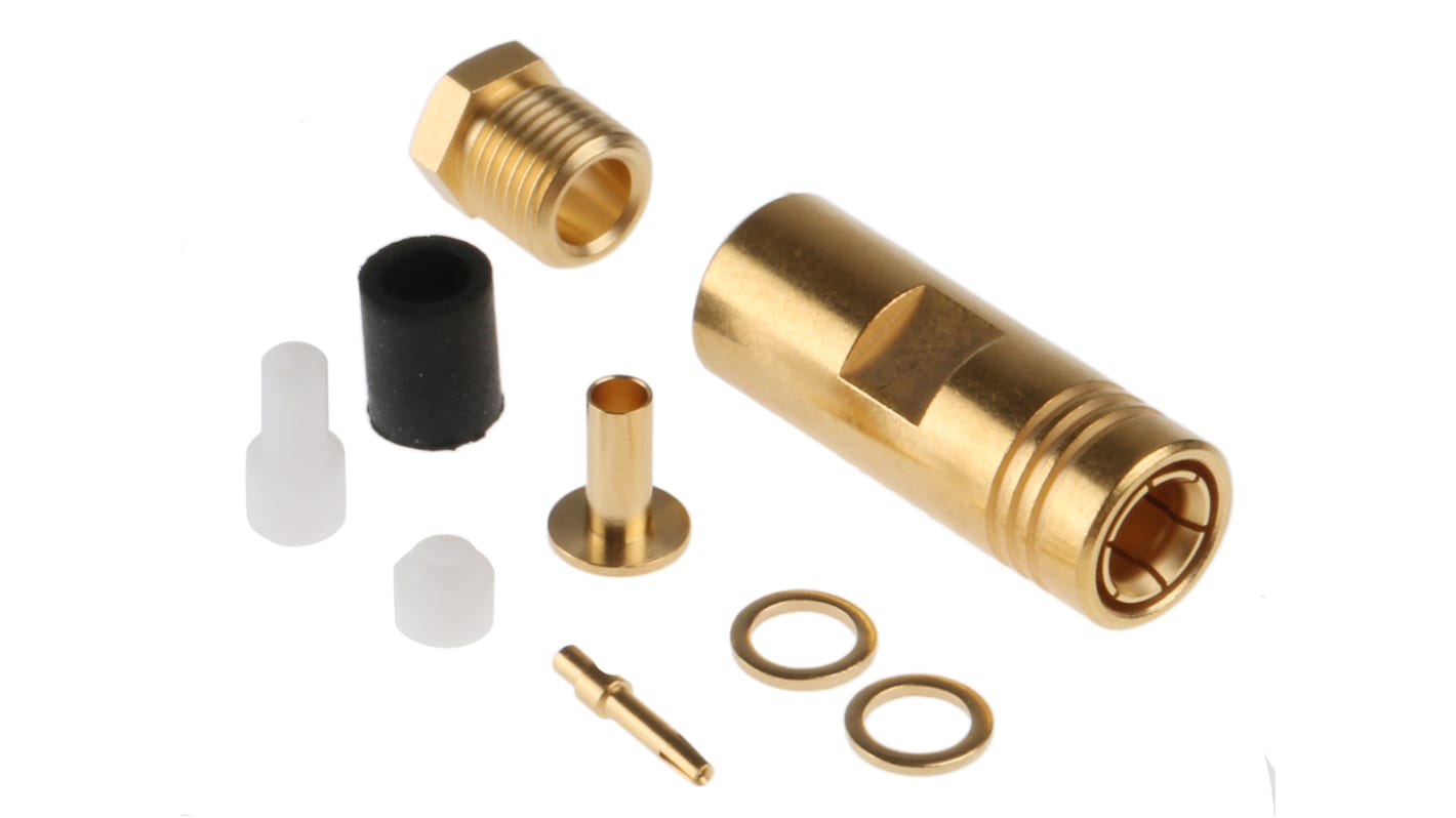 Radiall, Plug Cable Mount SMB Connector, 50Ω, Clamp Termination, Straight Body