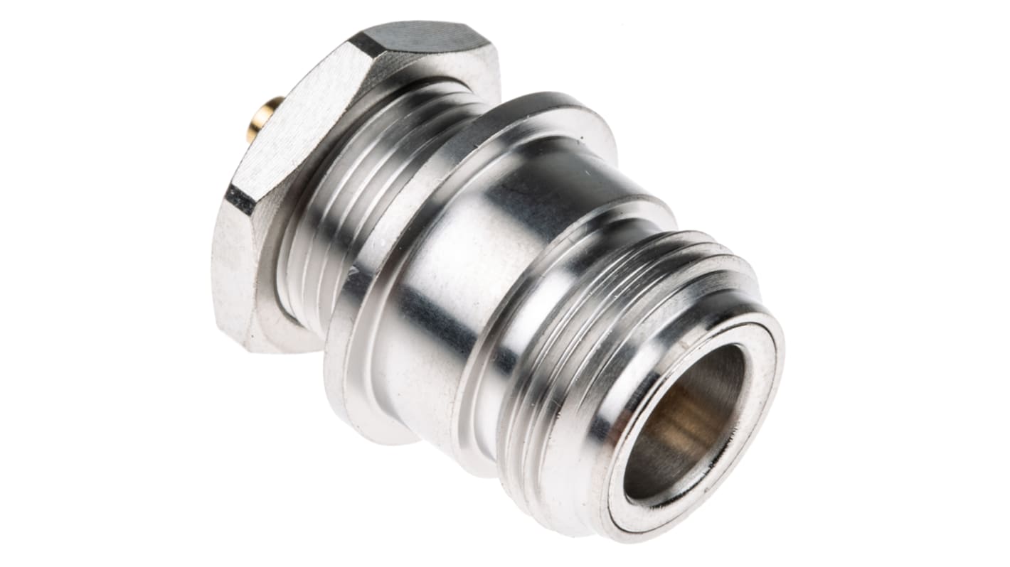 Radiall, Jack Panel Mount N Connector, 50Ω, Solder Termination, Straight Body