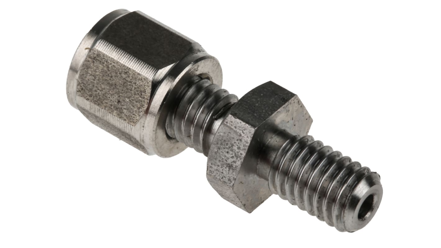 RS PRO, M6 Thermocouple Compression Fitting for Use with Thermocouple, 1.5mm Probe, RoHS Compliant Standard