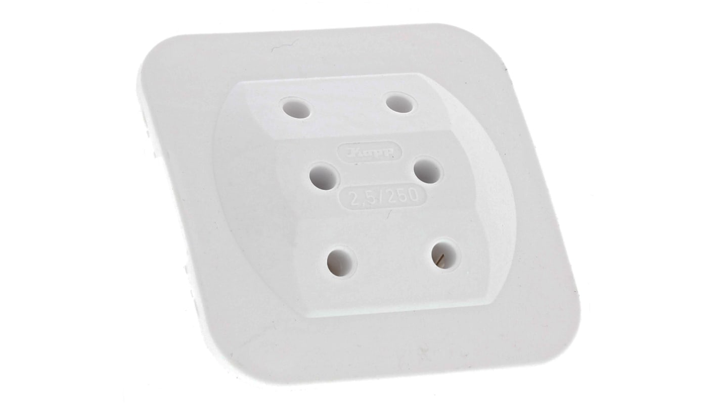 Kopp Europe to Europe Adapter, Rated At 2.5A