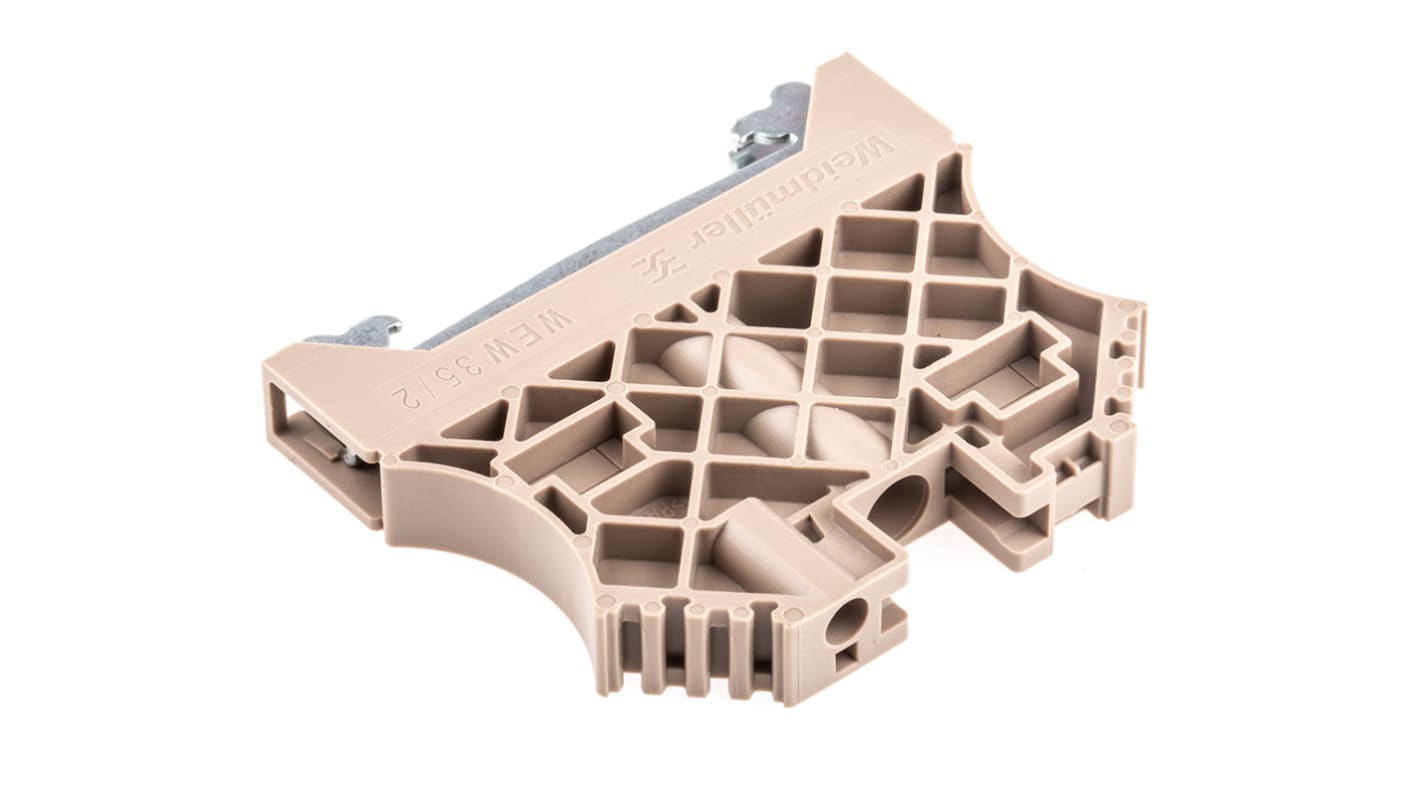 Tope final Weidmuller serie W, para usar con Bloques terminal de carril DIN