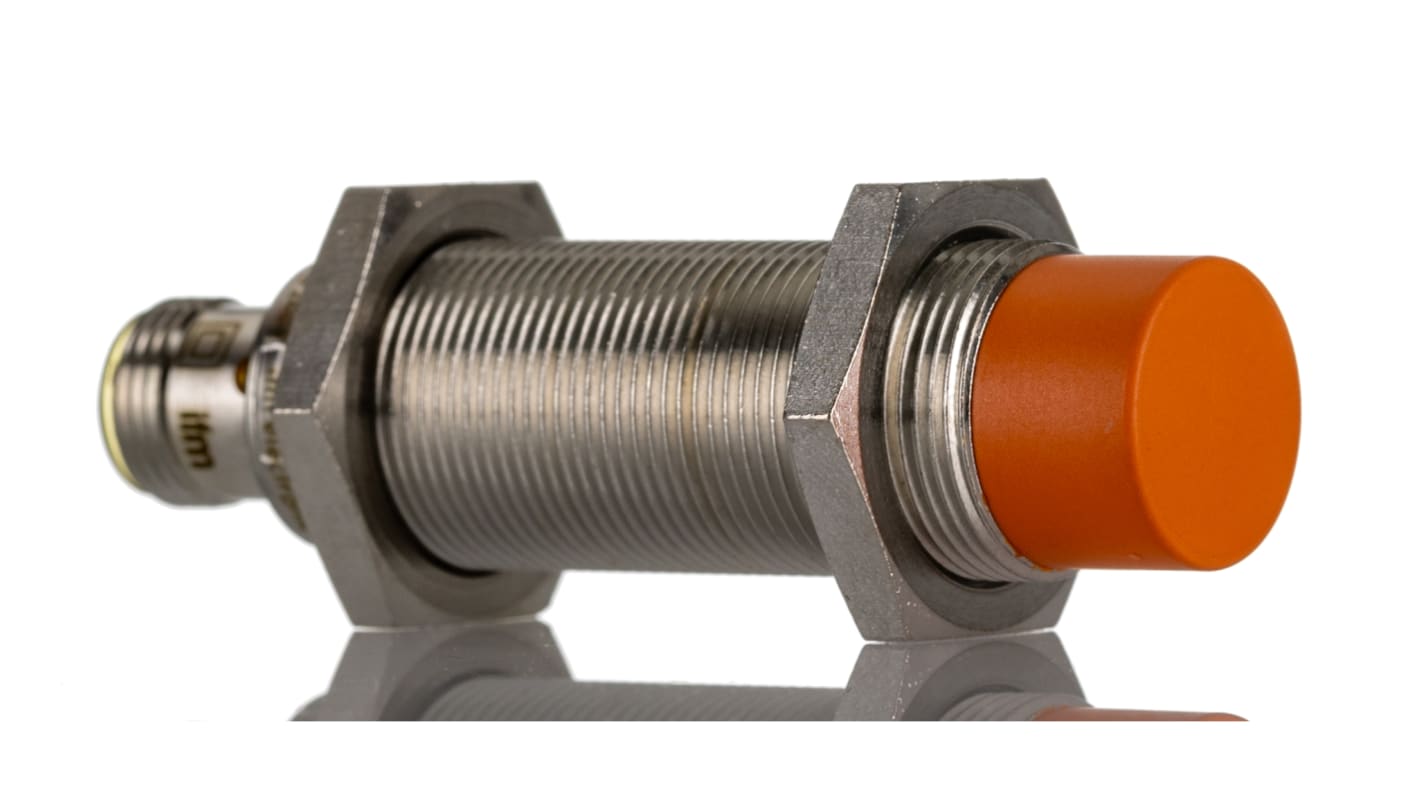 Rs-Online Sensore di prossimità Cilindro filettato ifm electronic M18 rilevamento 12 mm 10 → 36 V c.c