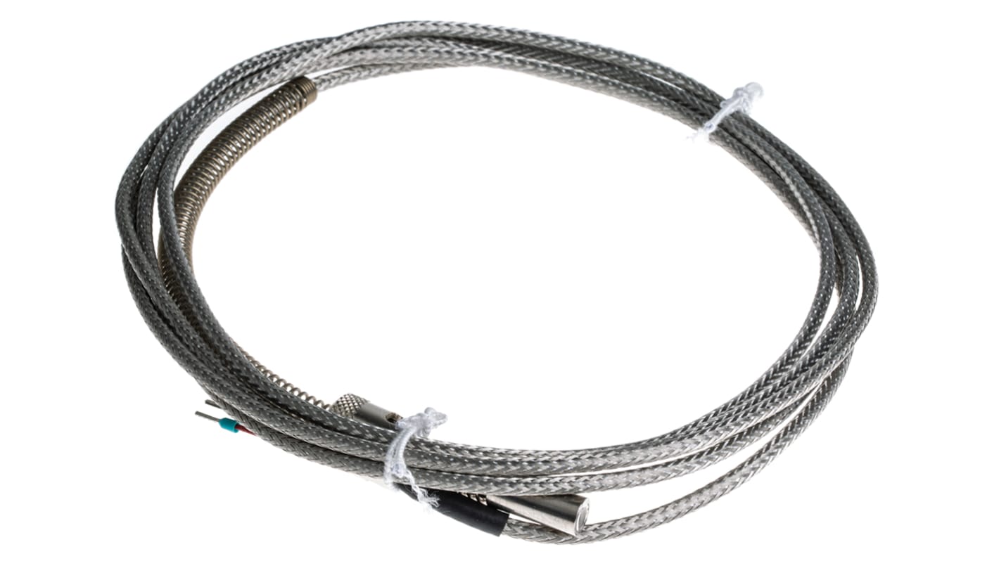 Jumo PT100 RTD Sensor, 8mm Dia, 180mm Long, 2 Wire, Class B +350°C Max