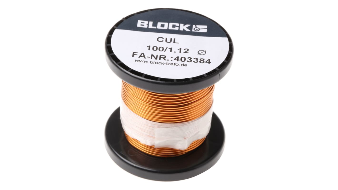CUL100/1.12 | Block 銅線 17 AWG1.12mm 9m | RS