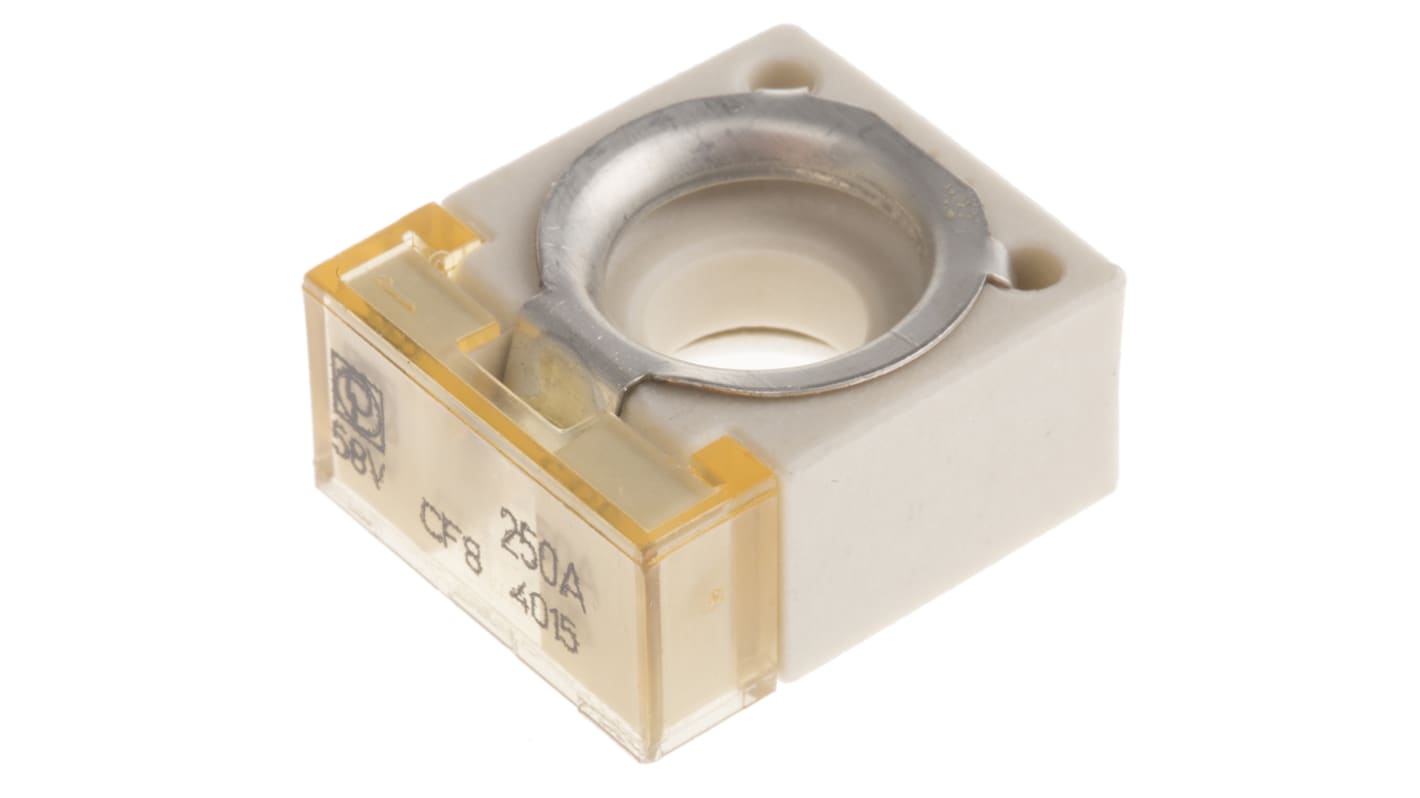Littelfuse CF汽车保险丝, 250A, 58V 直流, F熔断, 灰色，白色, 陶瓷主体, CF8系列