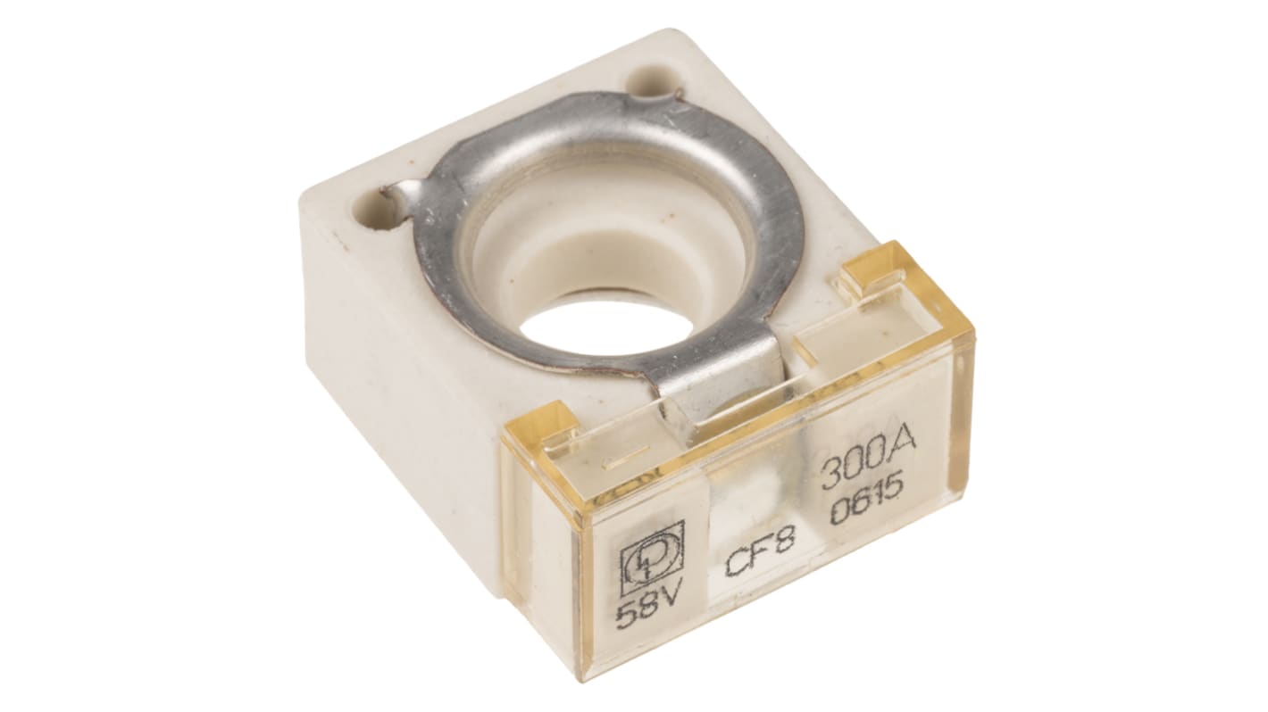 Littelfuse CF汽车保险丝, 300A, 58V 直流, F熔断, 灰色，白色, 陶瓷主体, CF8系列