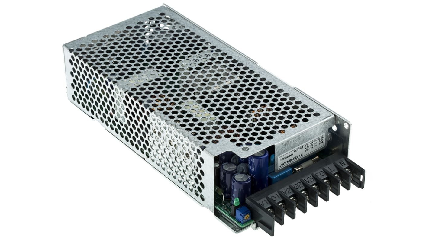 TDKラムダ スイッチング電源 5 V dc, ±12 V dc 1 A, 5.5 A, 13 A 100W