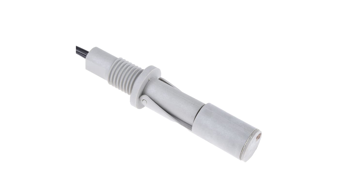 Sensata Cynergy3 PPS浮球开关, 水平安装, NO/NC, 最大直流120V, 最高+120°C, 线长1m, RSF40系列