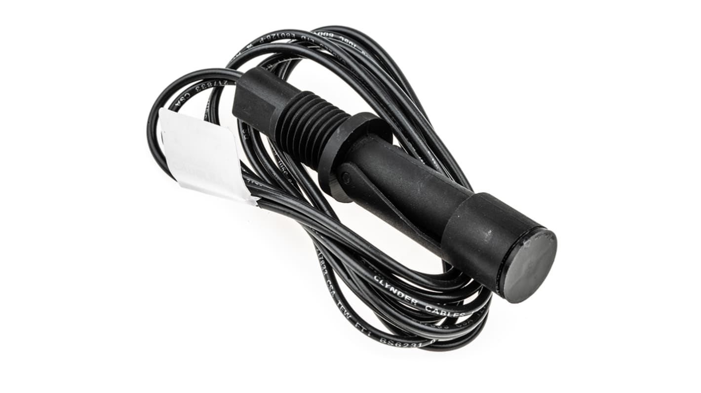 Sensata Cynergy3 尼龙浮球开关, 水平外部安装, 单极常开, 最大直流120V, 最高+75°C, 线长1m, RSF70系列