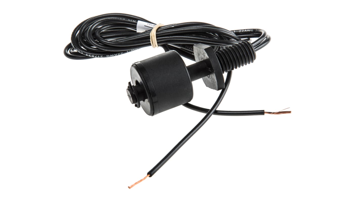 Sensata Cynergy3 RSF50 Series Vertical Nylon Float Switch, Float, 1m Cable, NO/NC, 240V ac Max, 120V dc Max