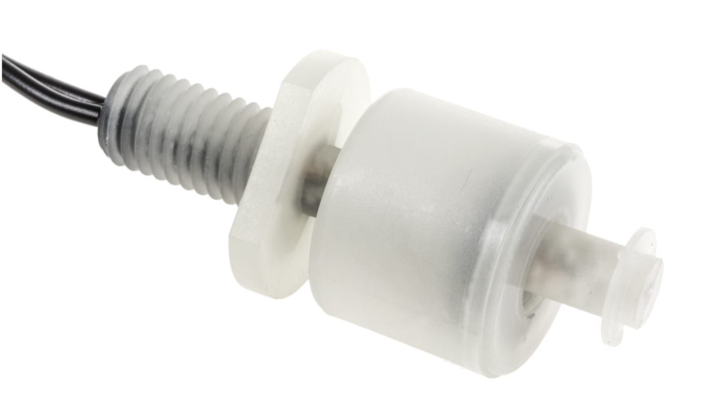 Sensata Cynergy3 PP浮球开关, 垂直安装, NO/NC, 最大直流120V, 最高+100°C, 线长1m, RSF50系列