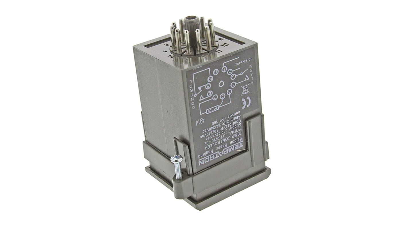 Rs-Online Regolatore di temperatura On/Off Tempatron 10 → 32 V ca/cc 48 x 48mm