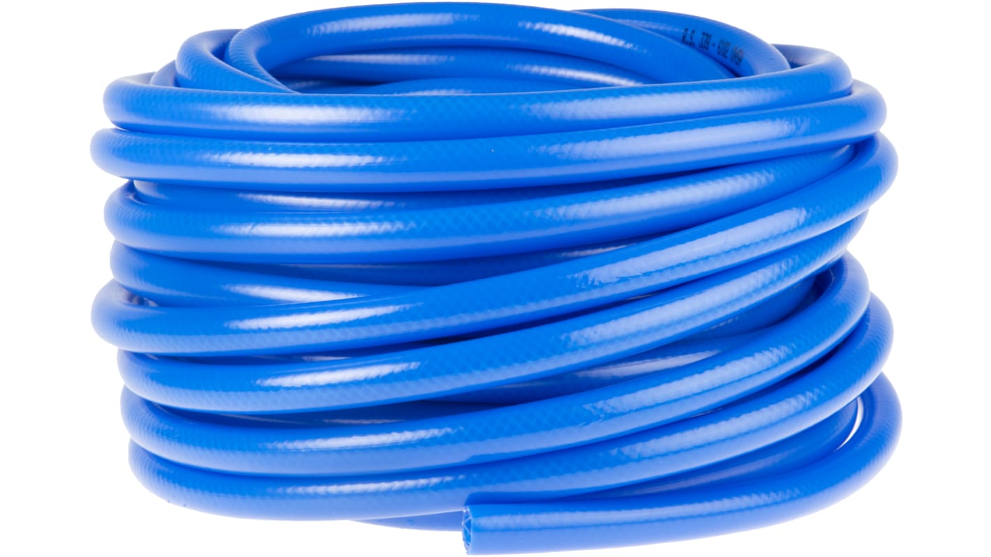 RS PRO PVC, Hose Pipe, 12.5mm ID, 18.5mm OD, Blue, 25m