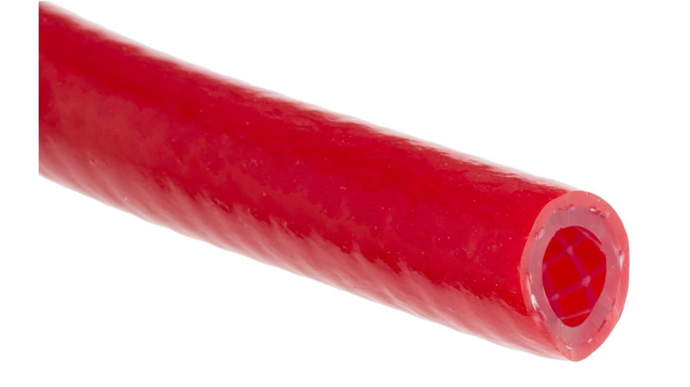 Tuyau RS PRO PVC, Ø 8mm x Ø 13.5mm, L 25m Rouge