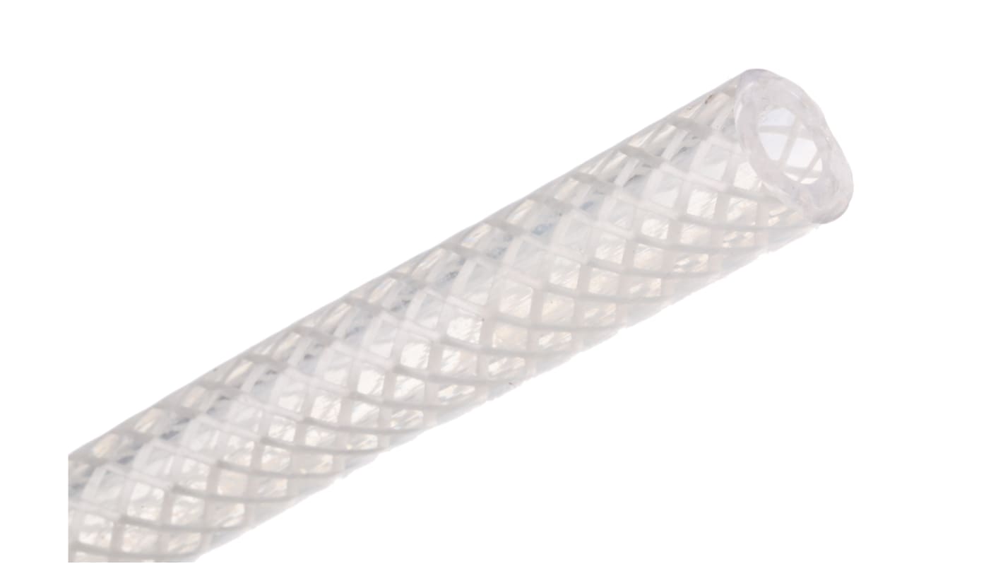 Tubo flessibile Trasparente RS PRO, Ø int. 6.3mm, L. 25m