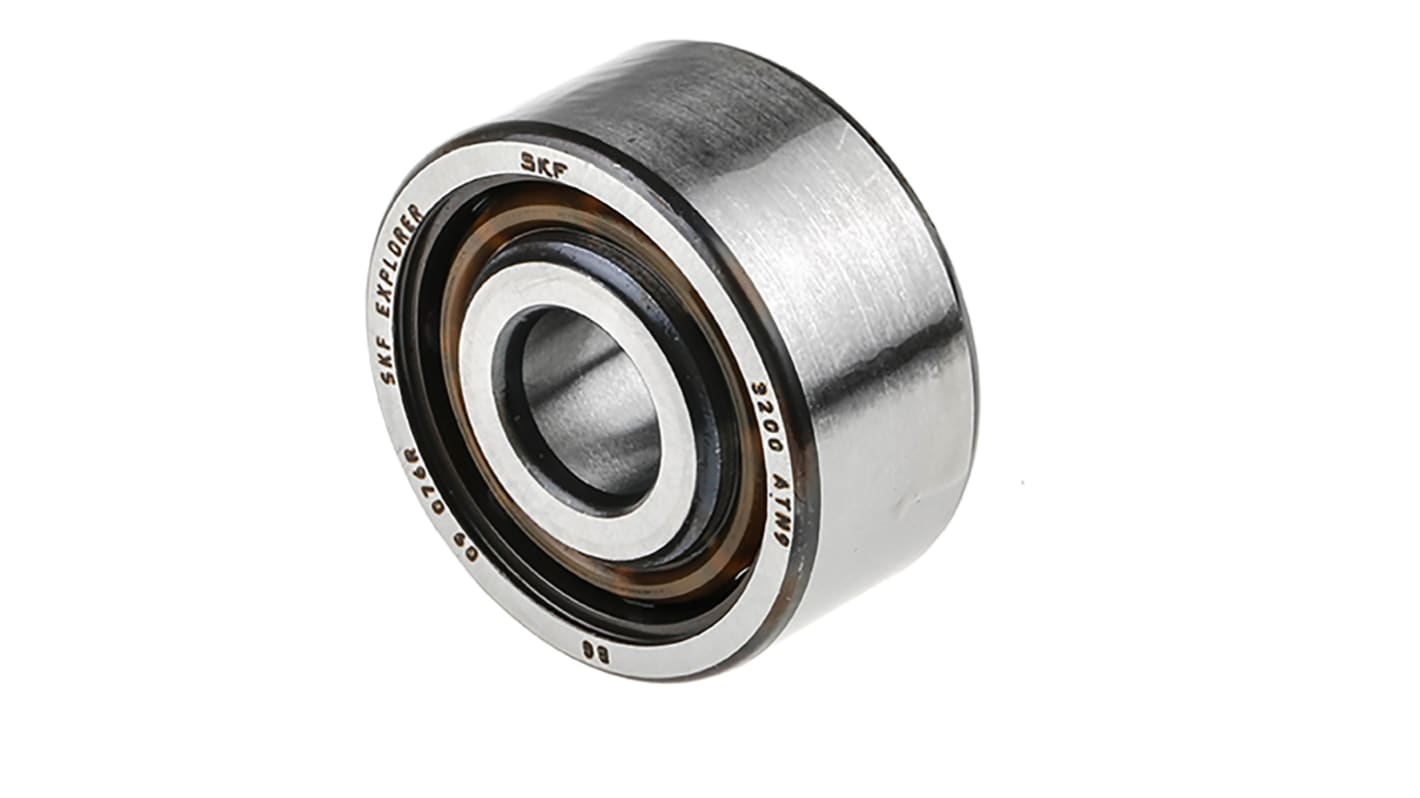 SKF 3200 ATN9 Double Row Angular Contact Ball Bearing- Open Type 10mm I.D, 30mm O.D