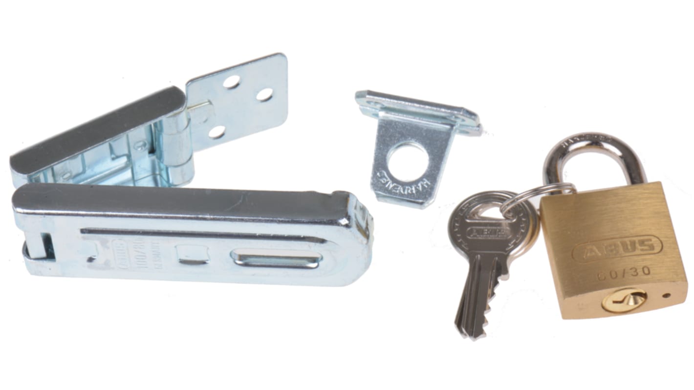 ABUS Key Weatherproof Brass Padlock, 5mm Shackle, 30mm Body