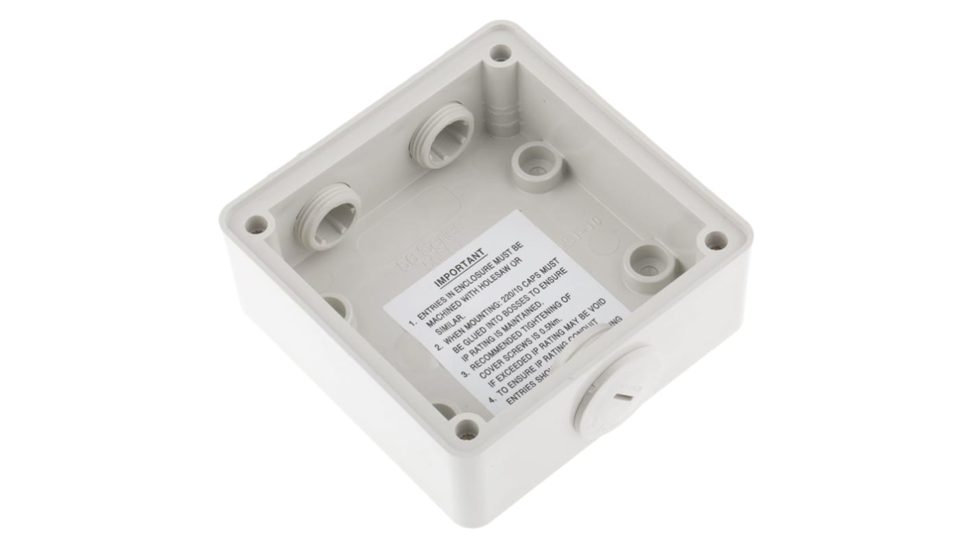 Schneider Electric 底盒, PC制, 101 x 101 x 38mm