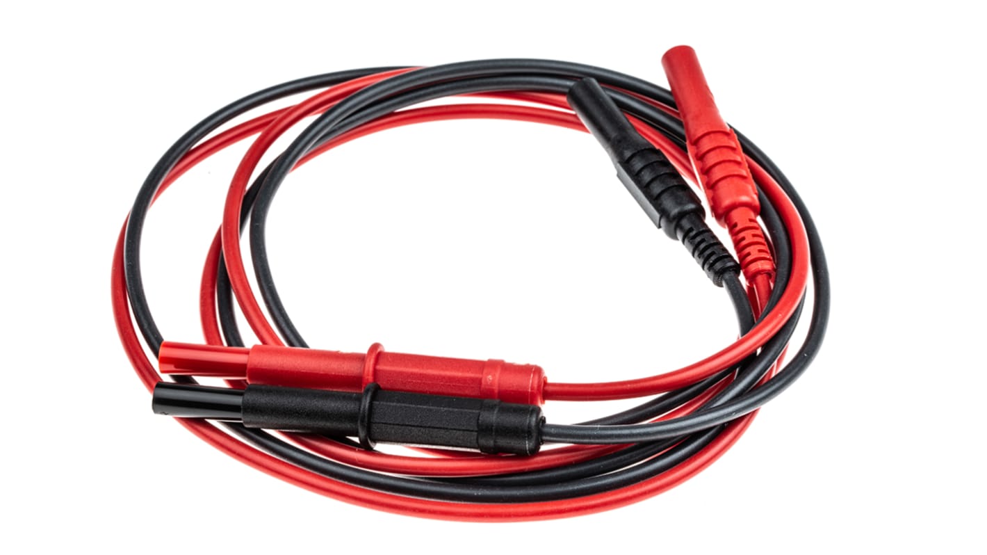 Juego de cables de prueba aislados RS PRO, CAT II 1000V