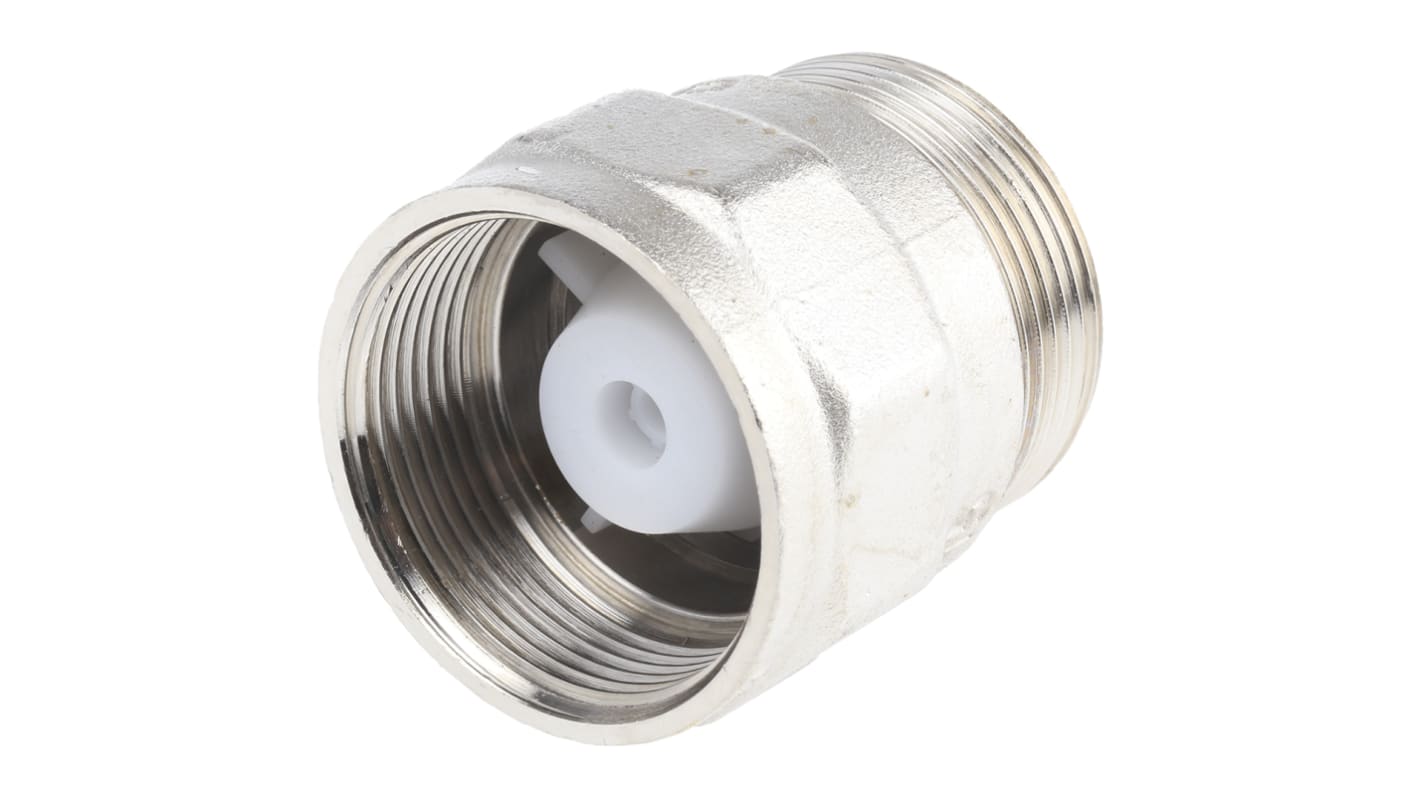 RS PRO Brass Single Non Return Valve, BSP 1-1/2in, 16 bar
