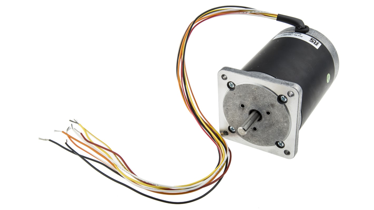 McLennan Servo Supplies Unipolar Permanent Magnet Stepper Motor 1.8°, 6.2Nm, 120 V dc, 6.4 A, 8 Wires