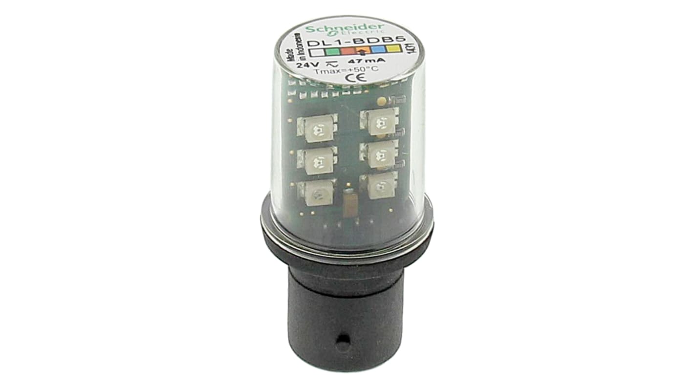 Lampe à LED Schneider Electric LED BA15d Ambre
