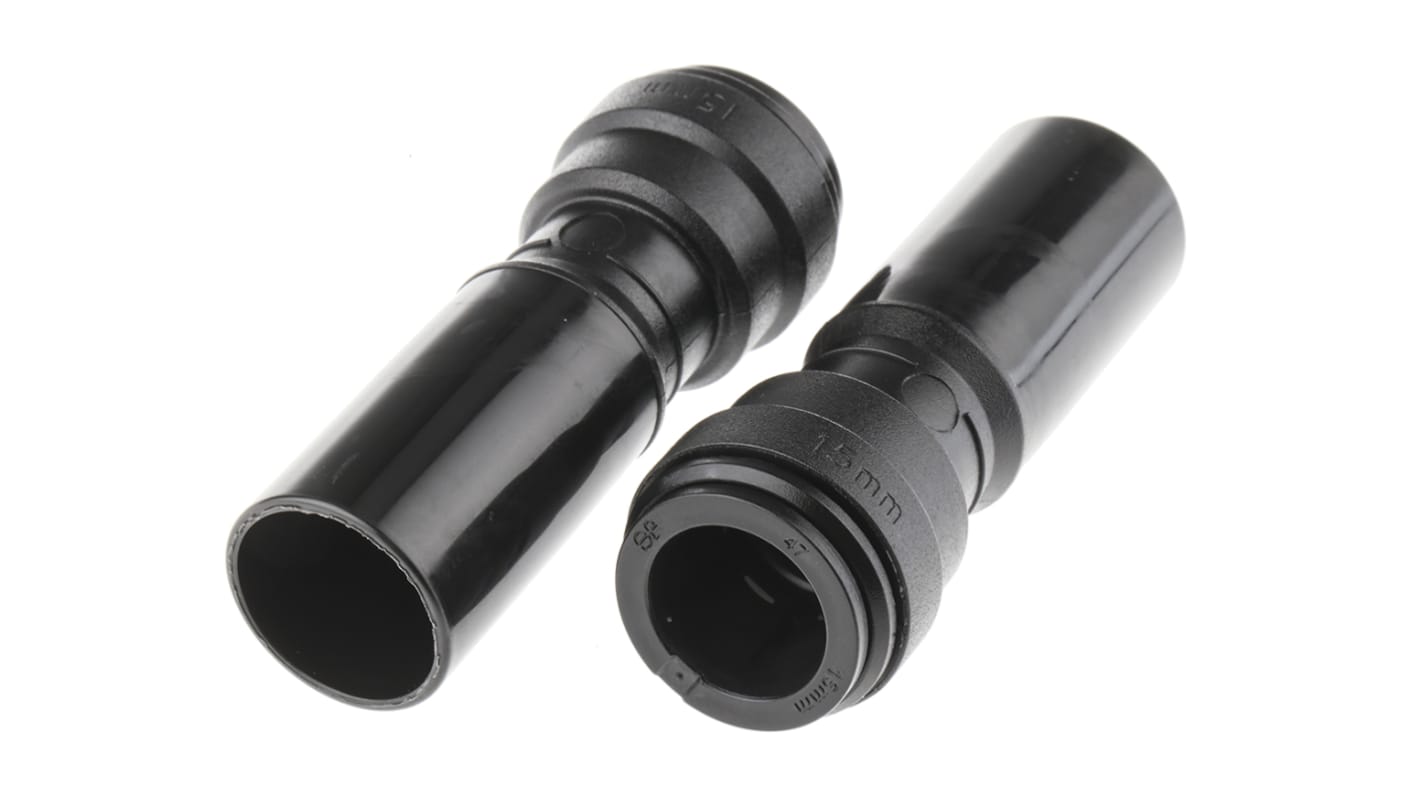 JG Speedfit Plastic Pipe Fitting, Straight Push Fit Reducer, 22 x 15mm