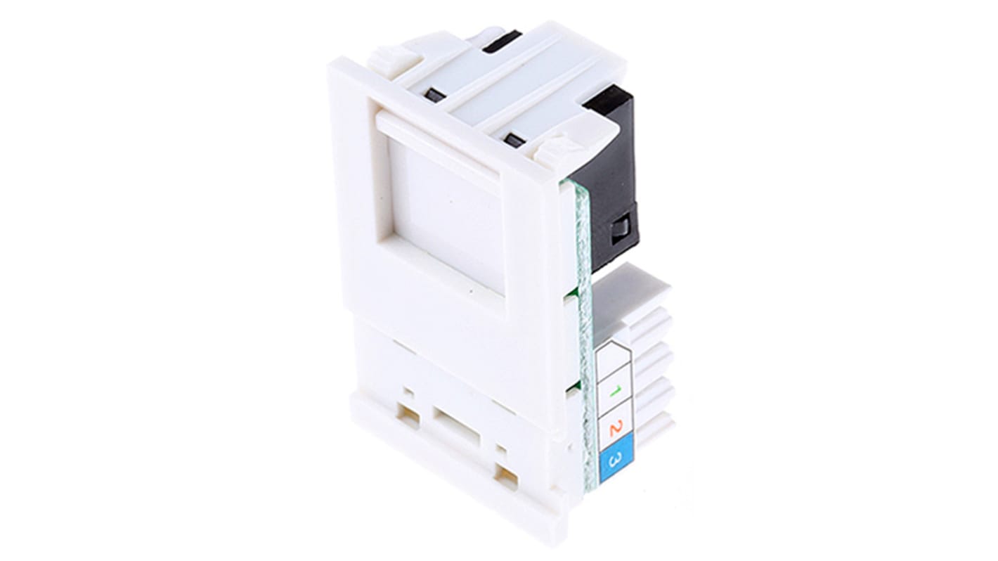 MK Electric White Telephone Socket