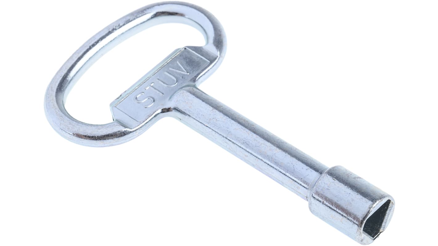 Steinbach & Vollman 1-way Control Cabinet Key, Triangle 8mm Capacity