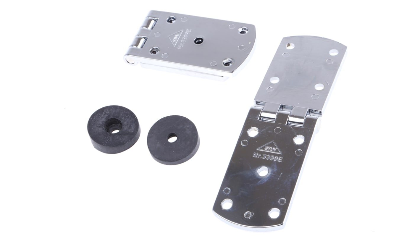 Steinbach & Vollman Zinc Strap Hinge, Screw Fixing, 40mm x 141mm x 5mm