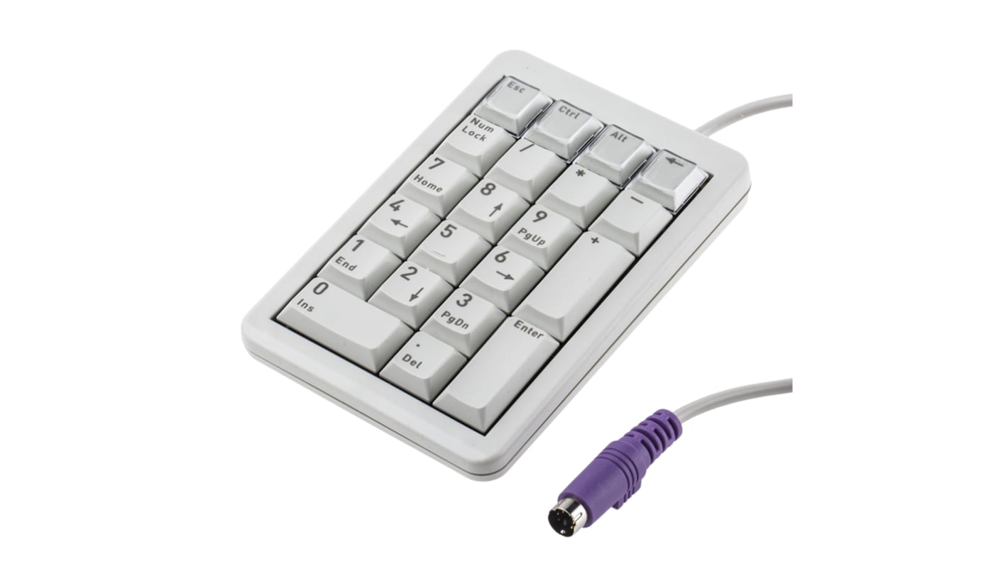 CHERRY Grey Wired PS/2 Numeric Keypad