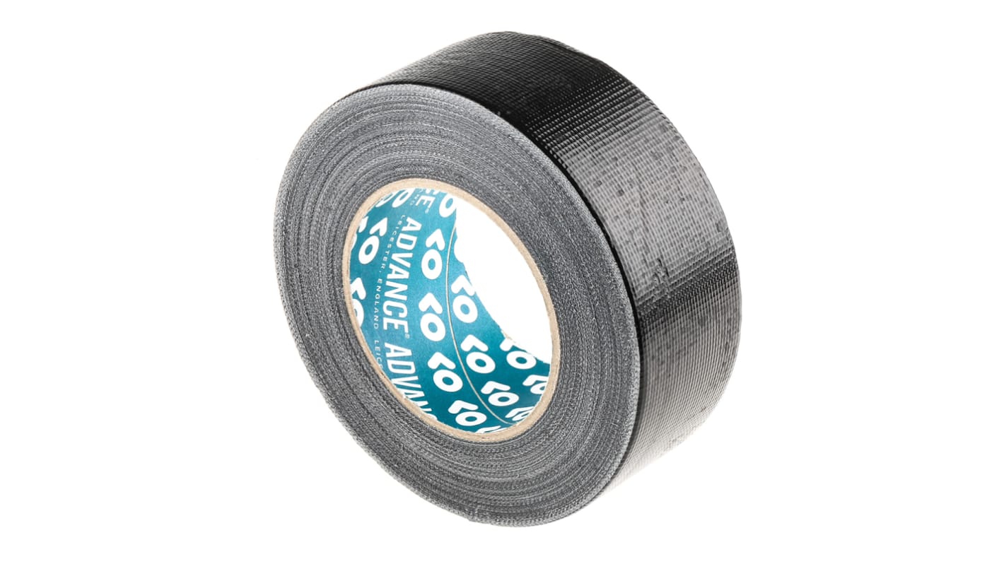 Advance Tapes AT170 AT170 Duct Tape, 50m x 50mm, Black, Gloss Finish