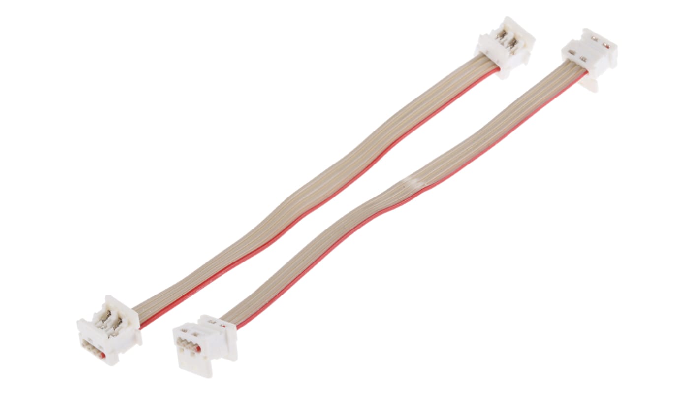 Molex Picoflex Flachbandkabel , 4-adrig, Raster 1.27mm Abgeschlossen, Anschluss A Picoflex IDC