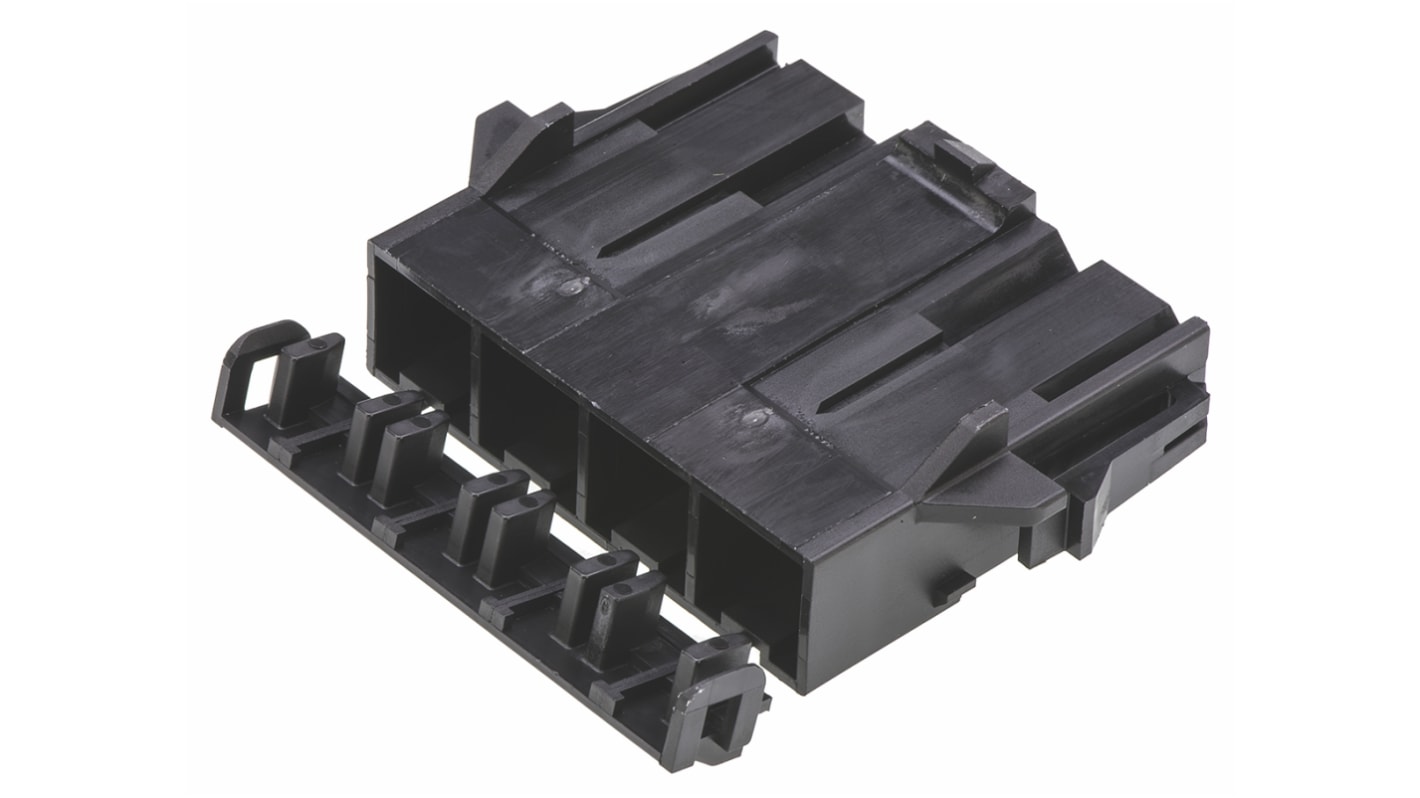 Molex コネクタハウジング 4極 ピッチ：10mm 1列 42818-0412 | RS