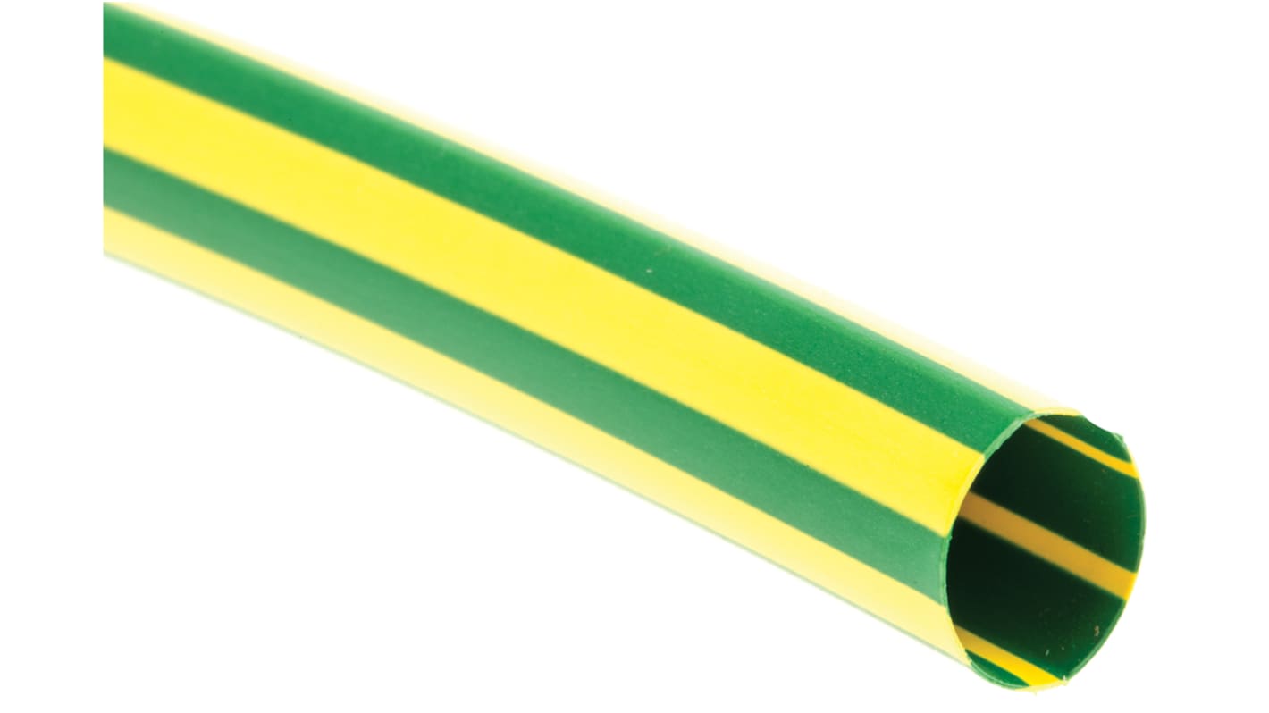TE Connectivity Heat Shrink Tubing, Green 10mm Sleeve Dia. x 1.5m Length 2:1 Ratio, DCPT Series