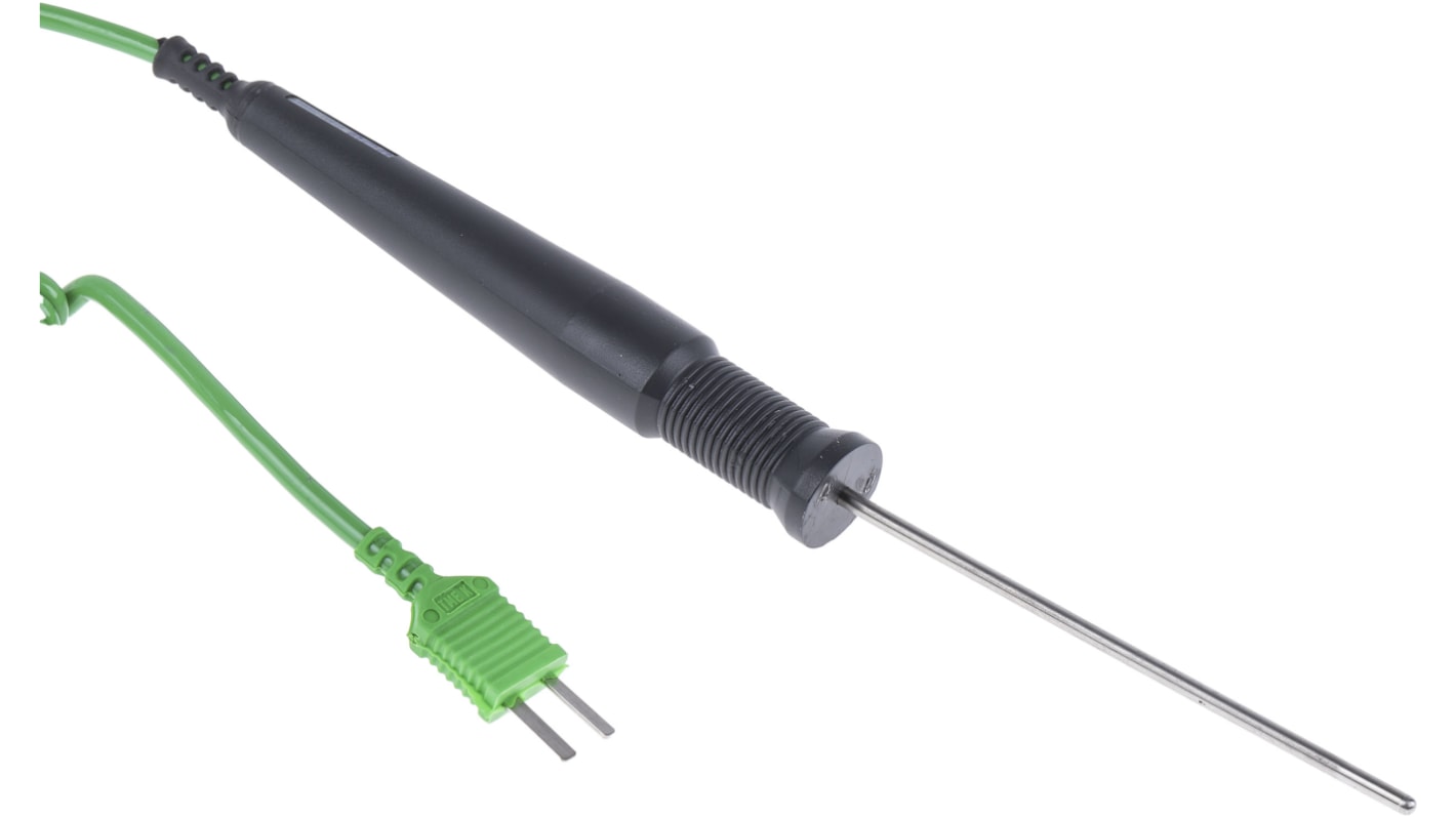 RS PRO K Domed General Temperature Probe, 100mm Length, 3mm Diameter, +1100 °C Max