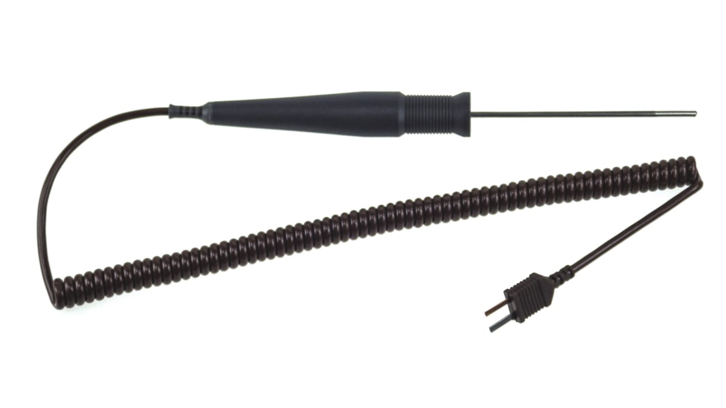 RS PRO Temperatursensor, T x 100mm Luftsonde, max.Temp +400 °C, ISO-kalibriert