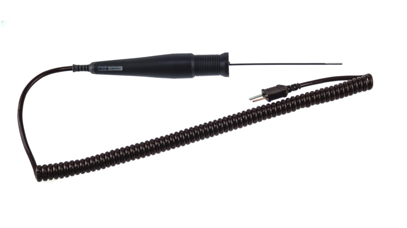 RS PRO T General Purpose Temperature Probe, 100mm Length, 1.5mm Diameter, +400 °C Max