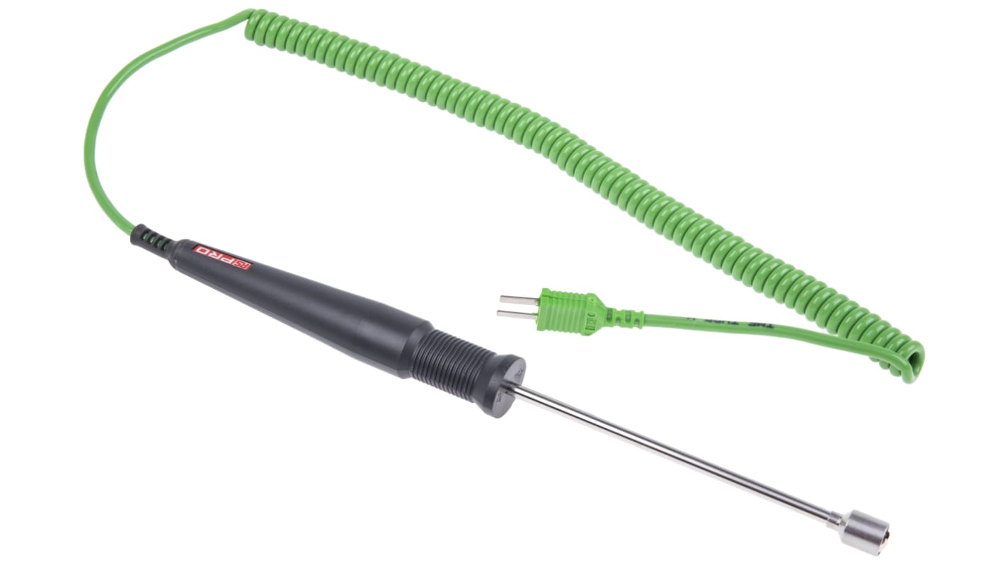 RS PRO K Ribbon Band Surface Temperature Probe, 110mm Length, 10mm Diameter, +300 °C Max