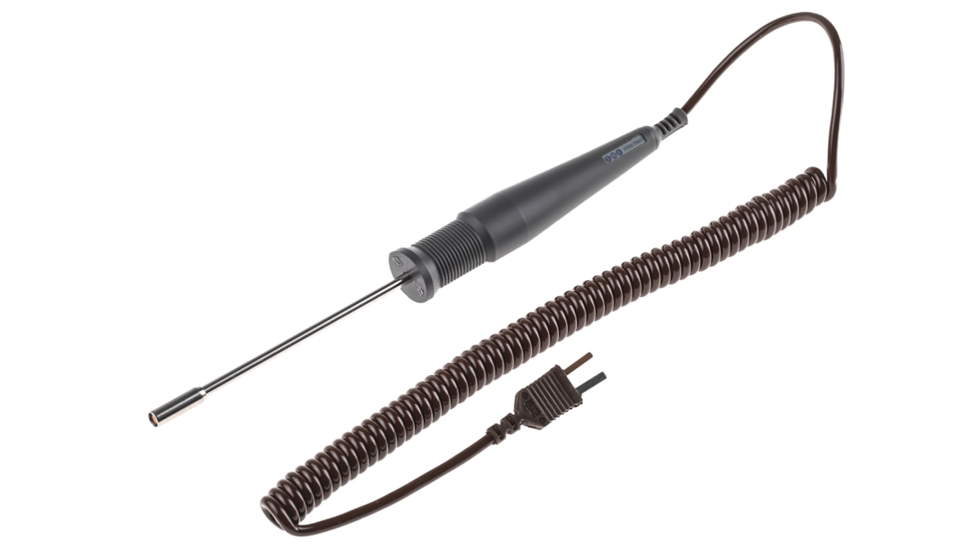 RS PRO T Surface Temperature Probe, 100mm Length, 1mm Diameter, +180 °C Max