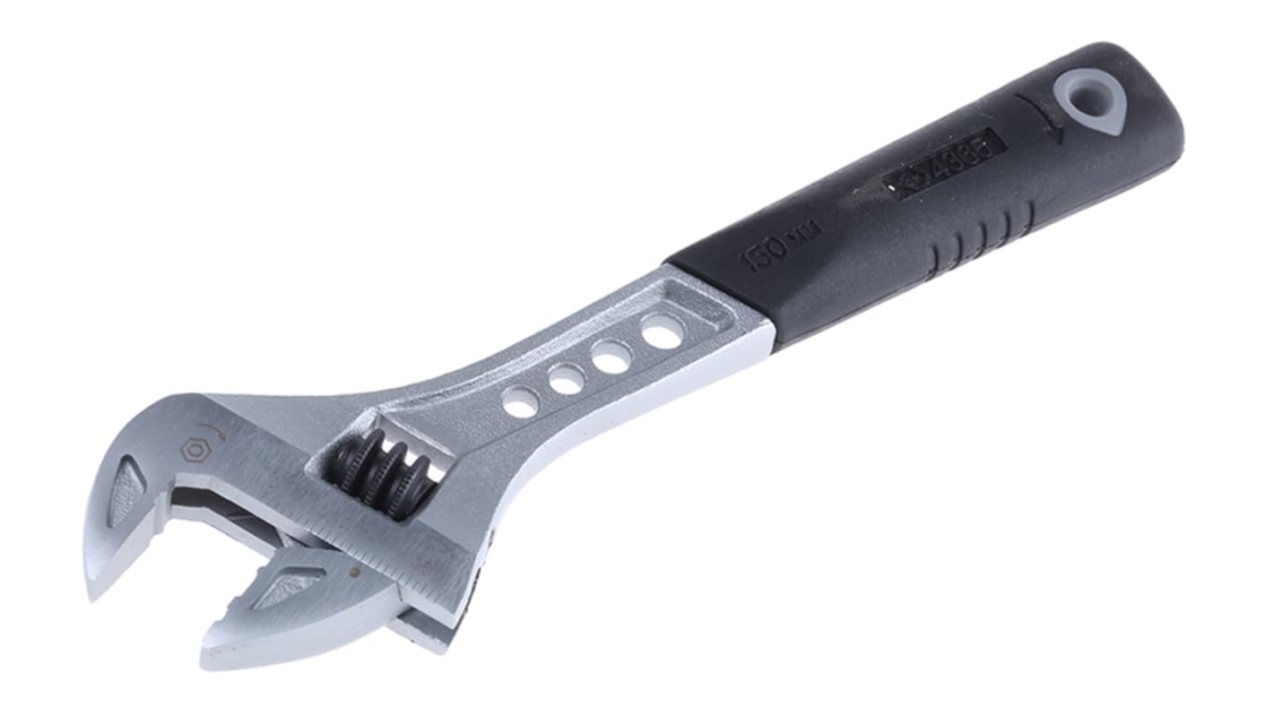 CK Adjustable Spanner, 150 mm Overall, 22mm Jaw Capacity, Plastic Handle