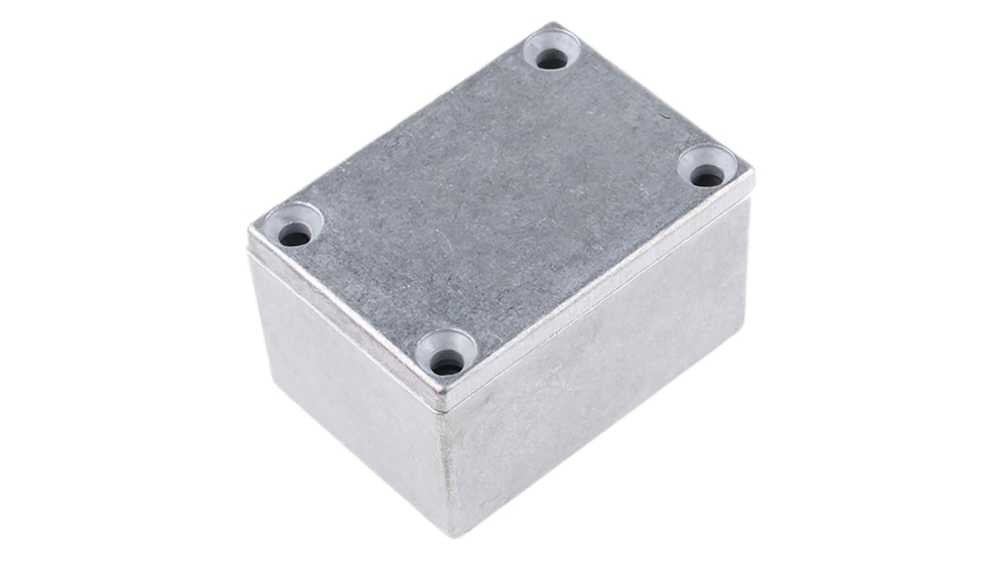 Hammond 1590 Series Natural Die Cast Aluminium Enclosure, IP54, Natural Lid, 52.5 x 38 x 31mm