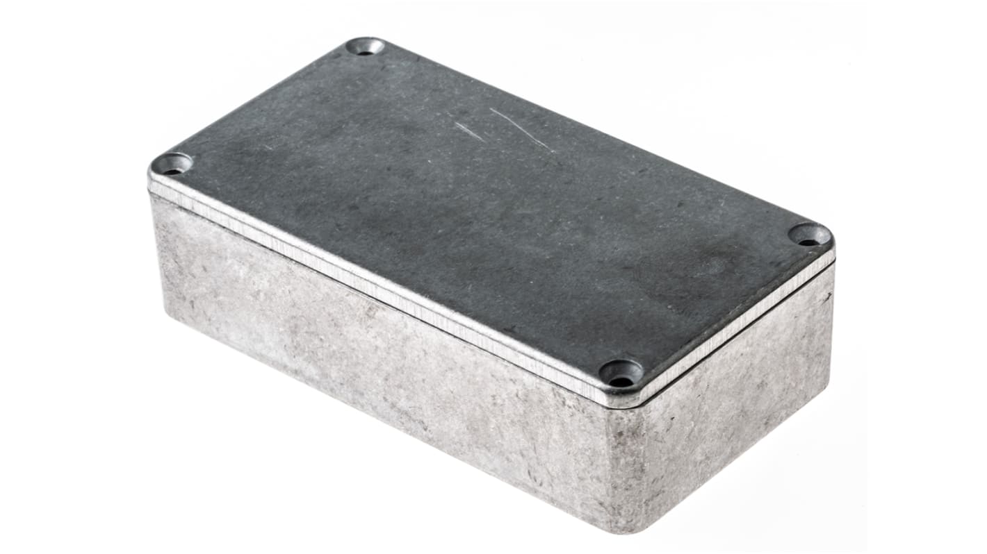 Hammond 1590 Series Natural Die Cast Aluminium Enclosure, IP54, Natural Lid, 112.4 x 60.5 x 31mm