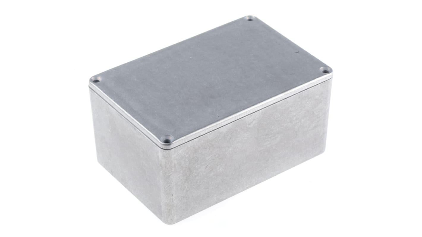 Hammond 压铸铝屏蔽外壳, IP54, 天然色, 120 x 80 x 59mm, 1590系列