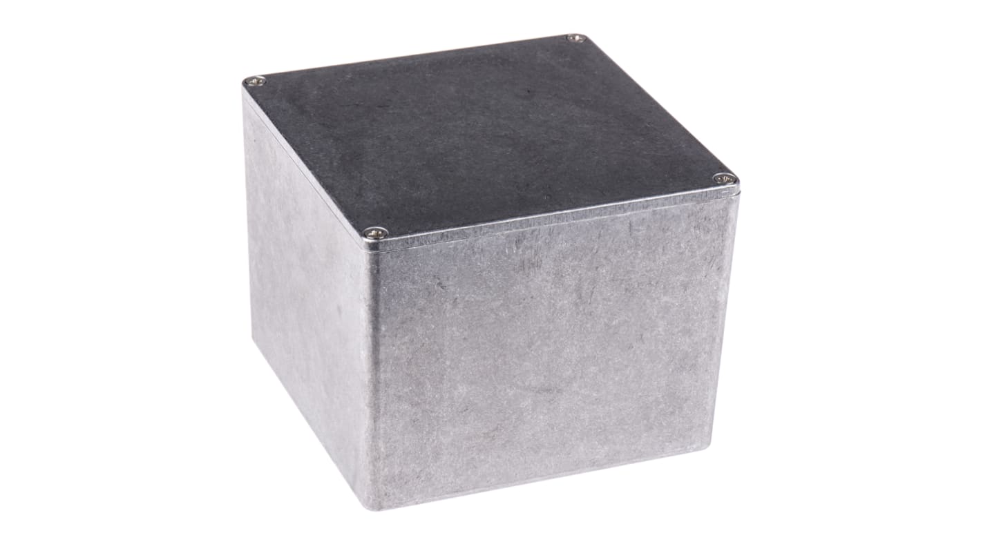 Hammond 1590 Series Natural Die Cast Aluminium Enclosure, IP54, Natural Lid, 120 x 120 x 93.8mm