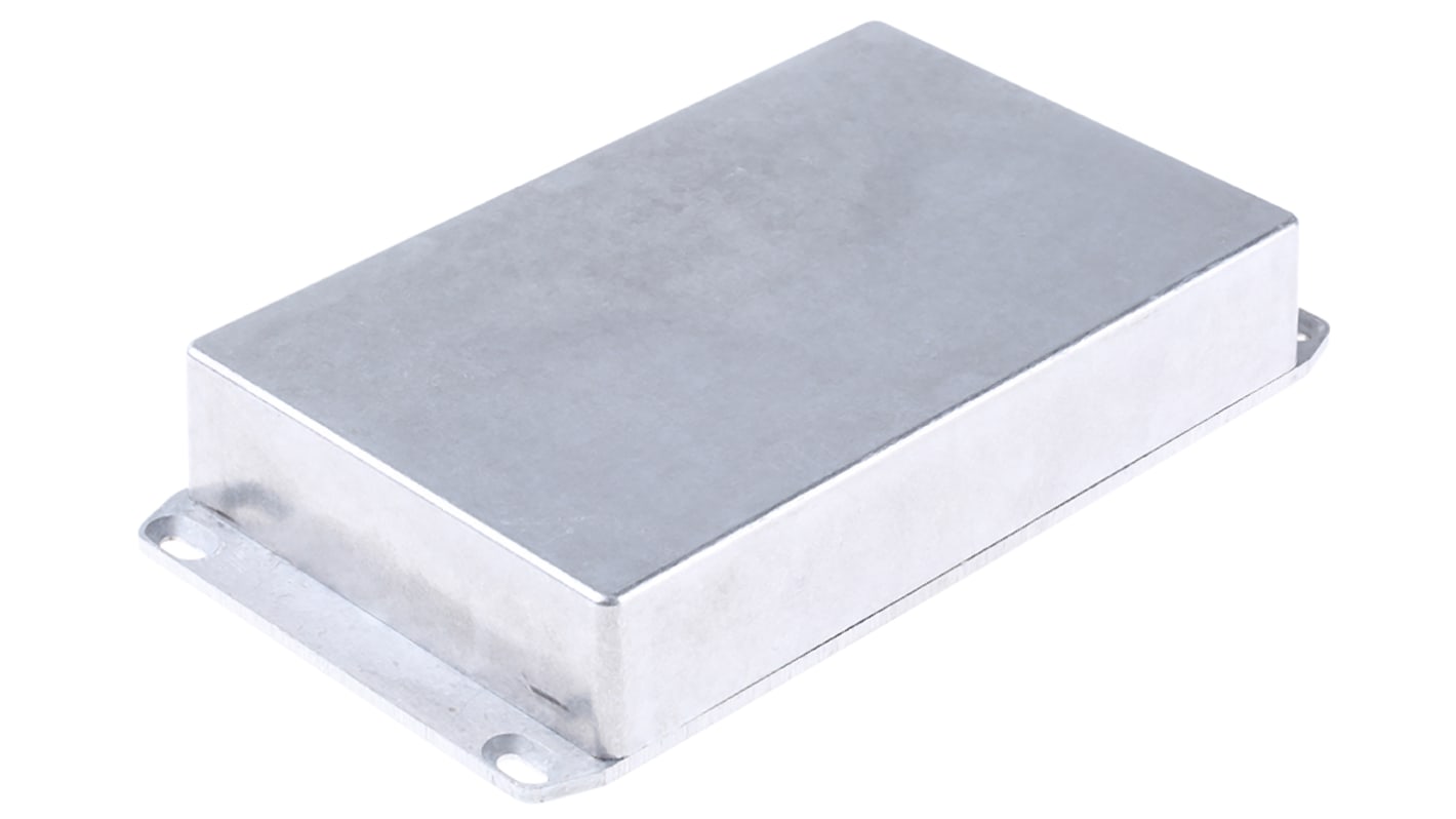 Caja Hammond de Aluminio Presofundido Natural, 118 x 120 x 37mm, IP54, Apantallada