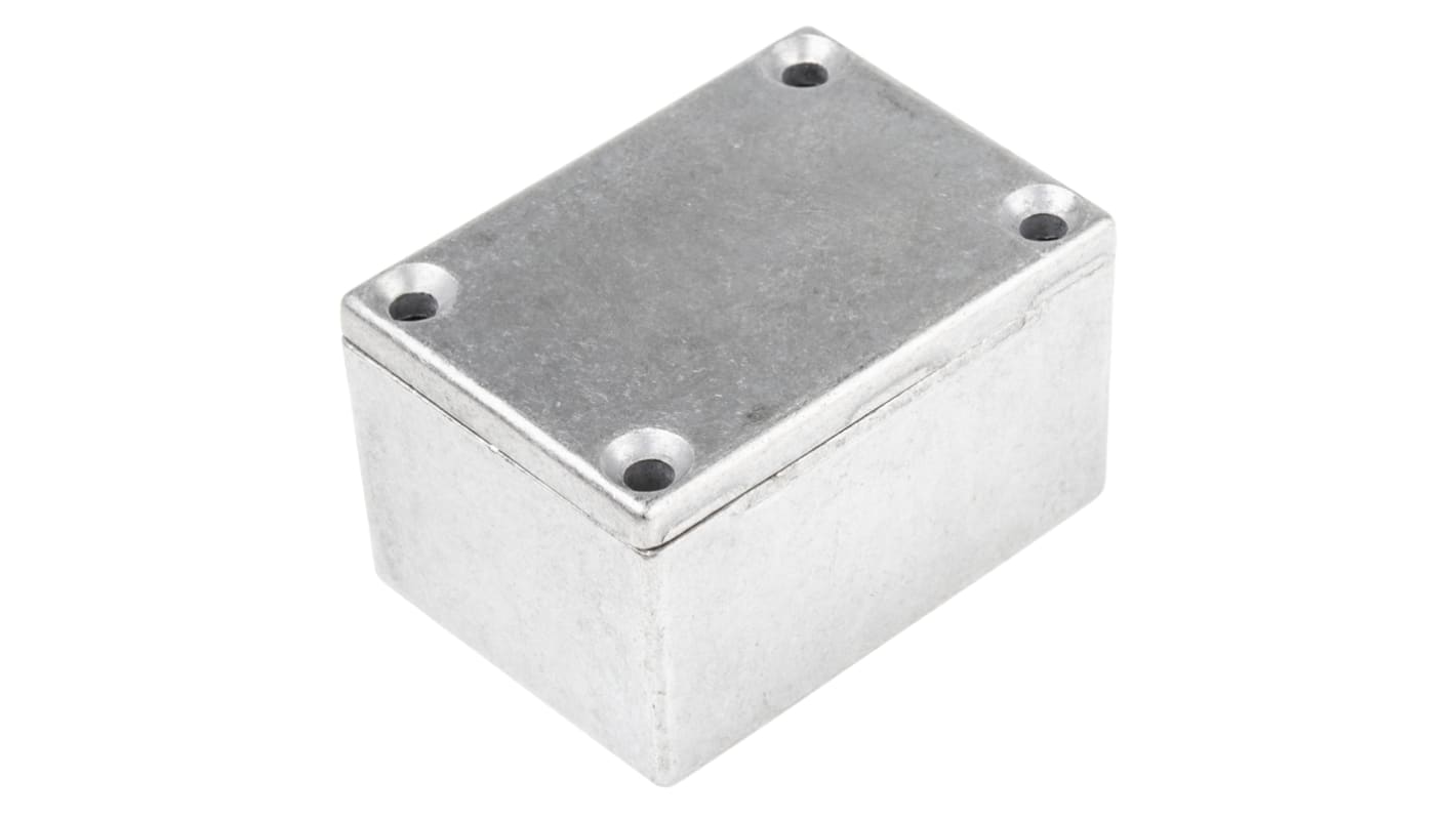 Hammond Eddystone Series Natural Die Cast Aluminium Enclosure, IP54, Natural Lid, 53 x 38 x 31mm