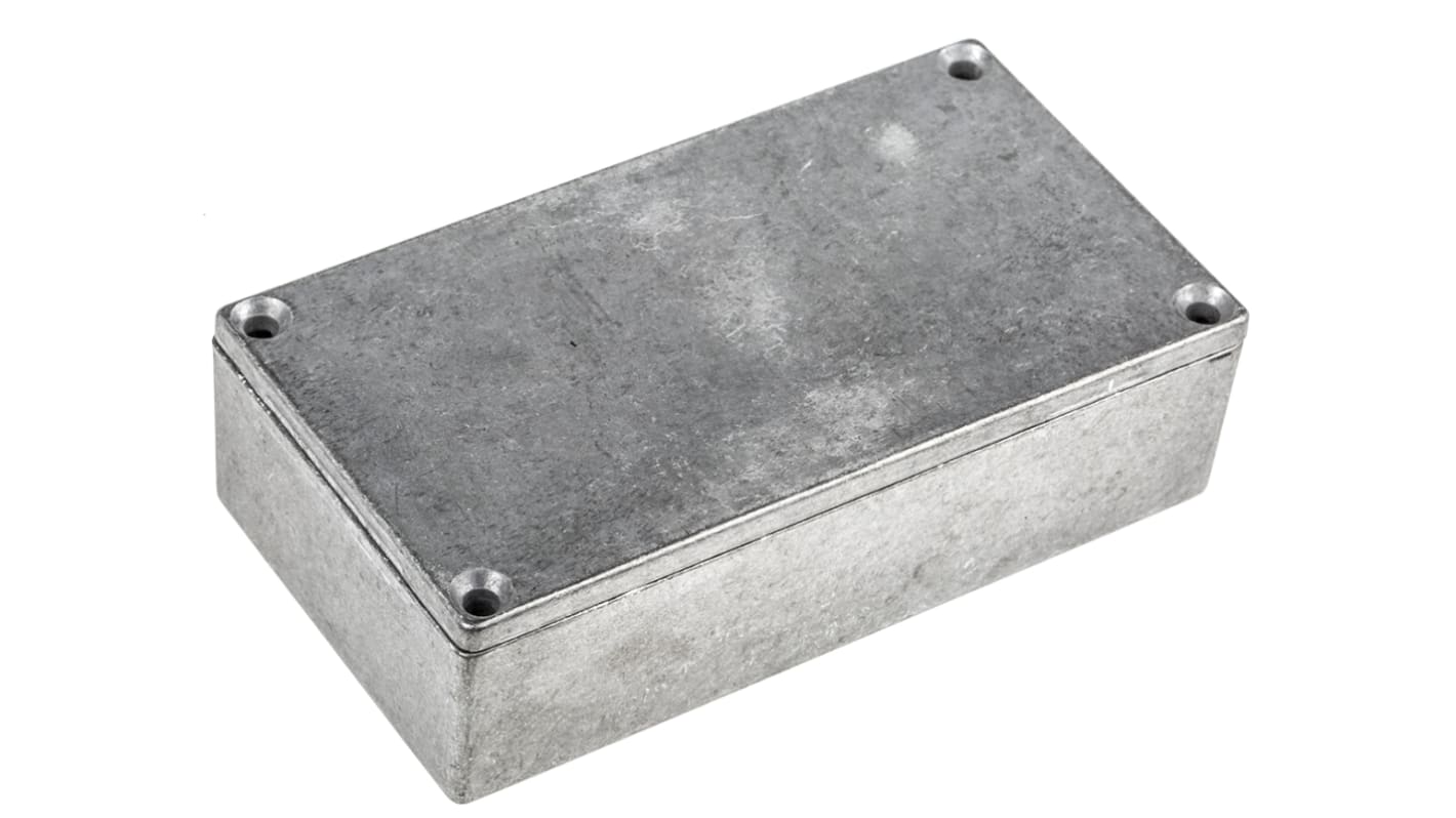 Hammond Eddystone Series Natural Die Cast Aluminium Enclosure, IP54, Natural Lid, 111 x 60 x 31mm