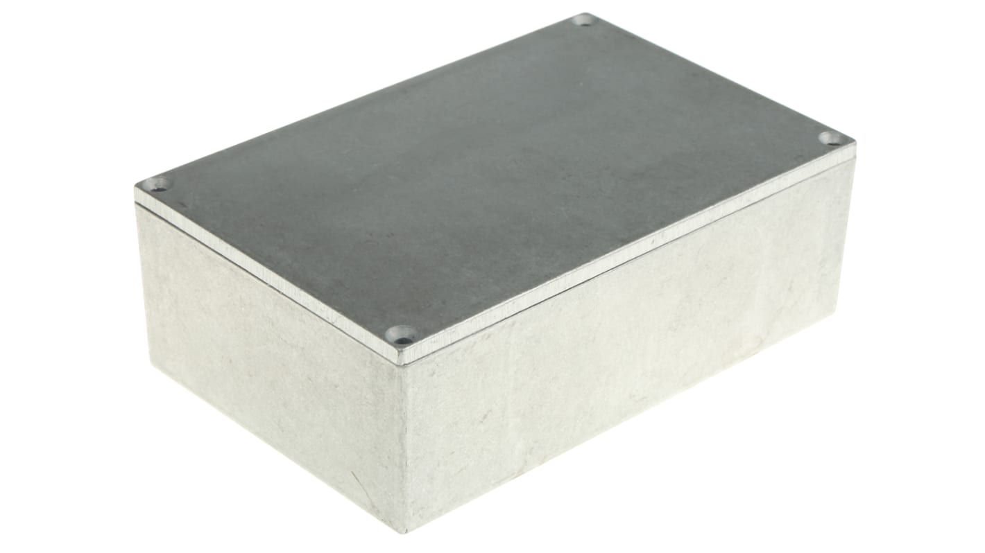 Hammond Eddystone Series Natural Die Cast Aluminium Enclosure, IP54, Natural Lid, 145 x 95 x 49mm